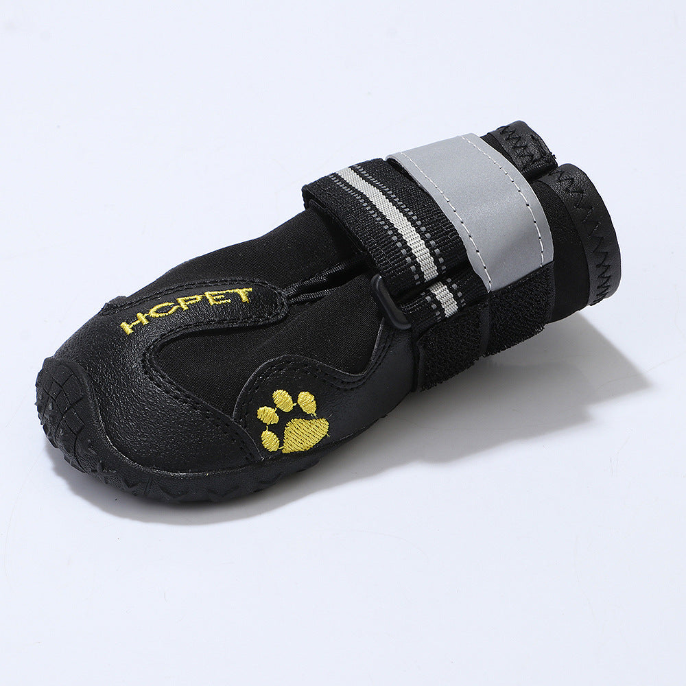 Pet dog waterproof shoes